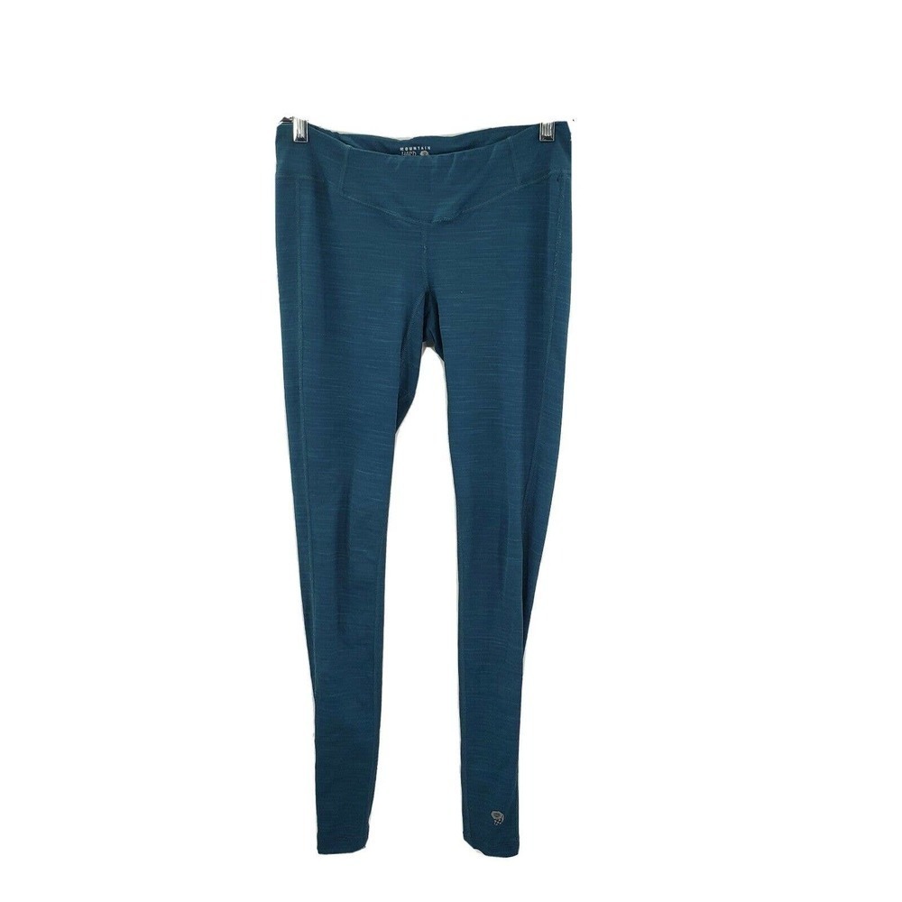 Mountain hardware athletic leggings womens size small blue heathered midrise